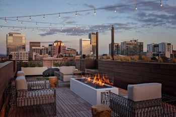 Stellar rooftop deck with amazing city views